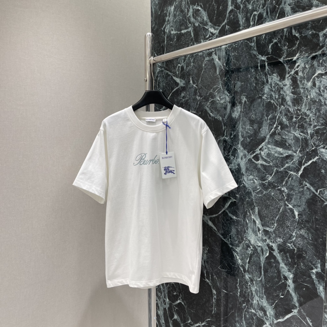 BBR 25秋冬新款 骑士印花白色T恤 胸前品牌字母印花➕背面骑士印花 街头感满满 个性十足 宽松版型 