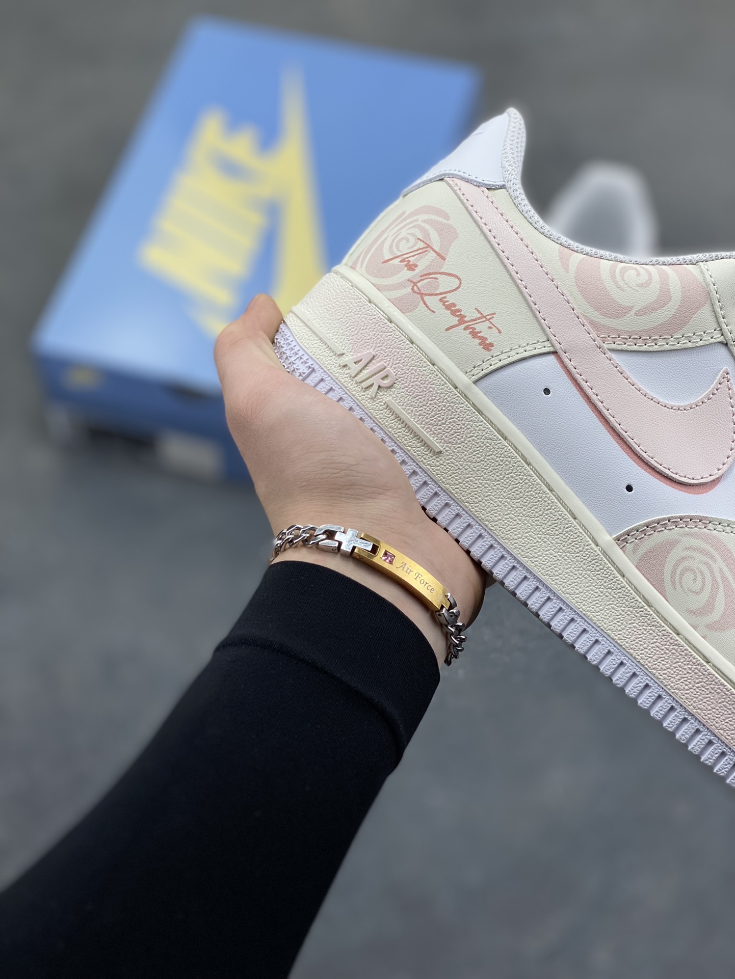 图片[6]-Nike Air Force 1 Low’07 蔷薇之吻 空军一号低帮休闲板鞋 定制皮料 原厂3D打印 定制鞋盒 原楦原纸板 纯正空军版型 内置全掌气垫 货号：ZH0316-150 尺码：36 36.5 37.5 38 38.5 39 40 40.5 41 42 42.5 43 44 44.5 45-选品中心