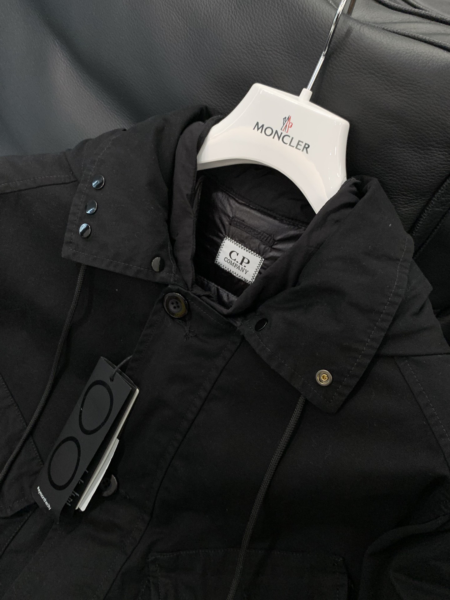 ，CP两件套可拆卸连帽夹克羽绒服内里 白鸭绒 尺码46-52 46衣长68胸围121肩宽48袖长6348