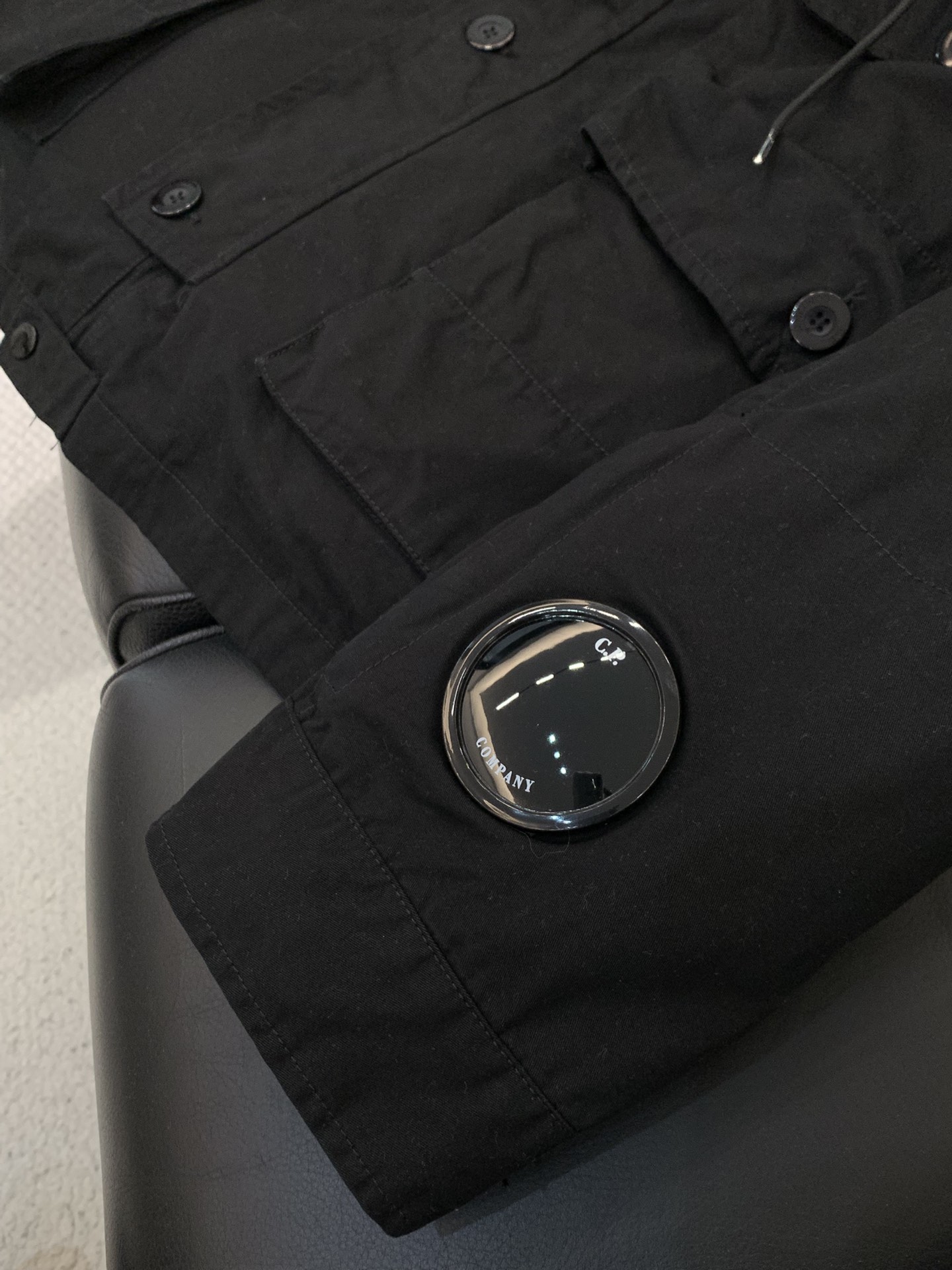 ，CP两件套可拆卸连帽夹克羽绒服内里 白鸭绒 尺码46-52 46衣长68胸围121肩宽48袖长6348