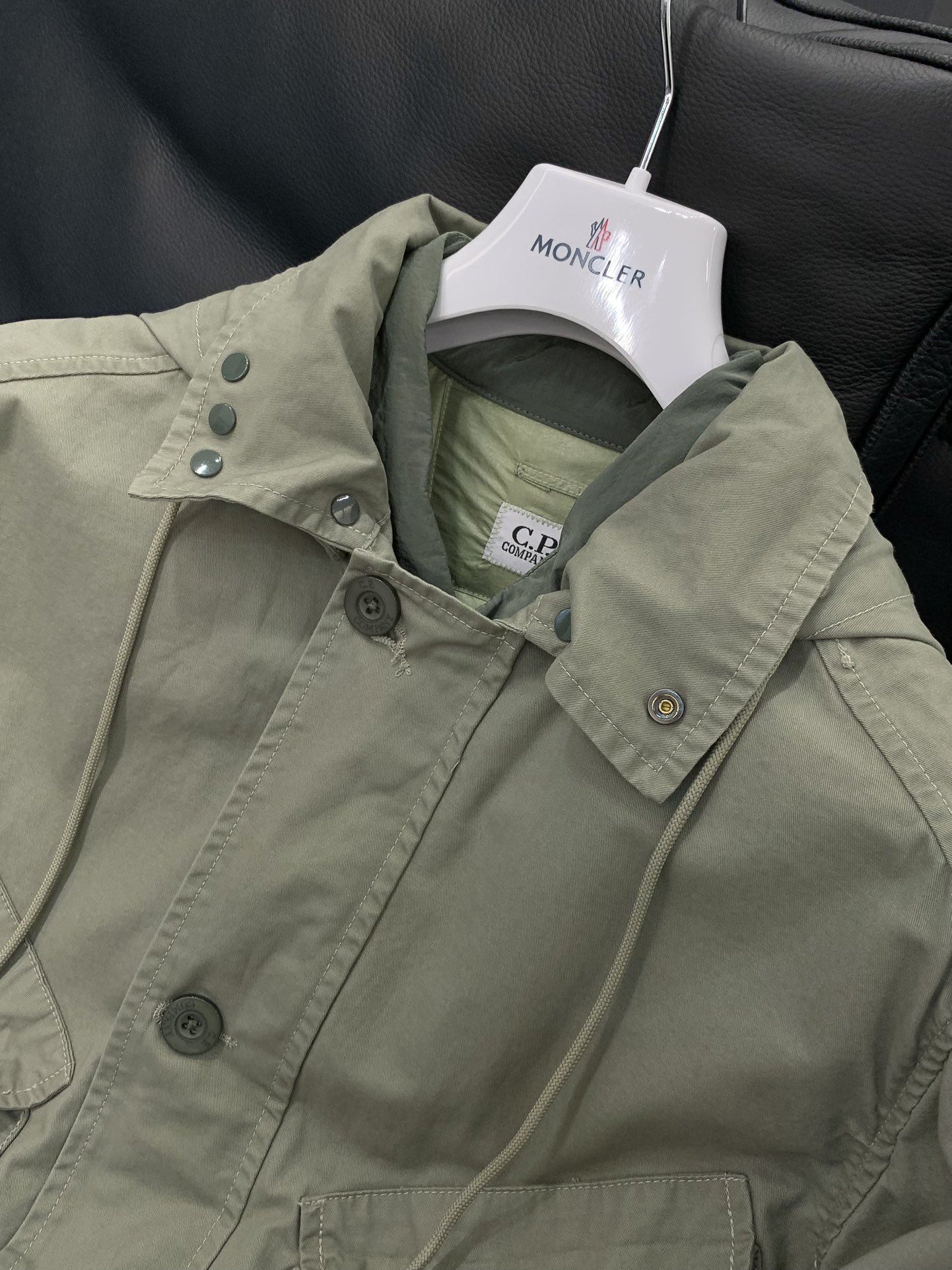 ，CP两件套可拆卸连帽夹克羽绒服内里 白鸭绒 尺码46-52 46衣长68胸围121肩宽48袖长6348