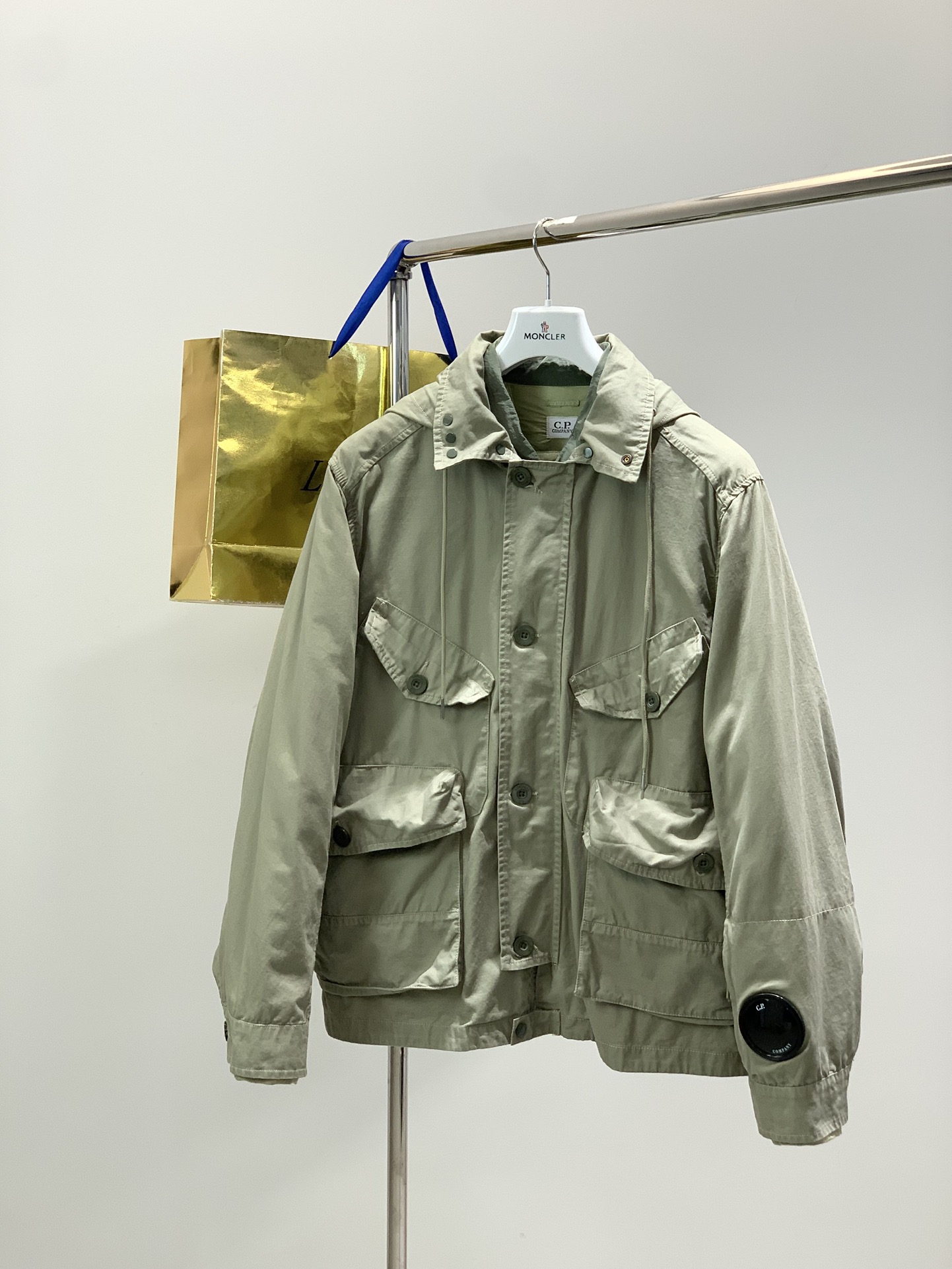 ，CP两件套可拆卸连帽夹克羽绒服内里 白鸭绒 尺码46-52 46衣长68胸围121肩宽48袖长6348