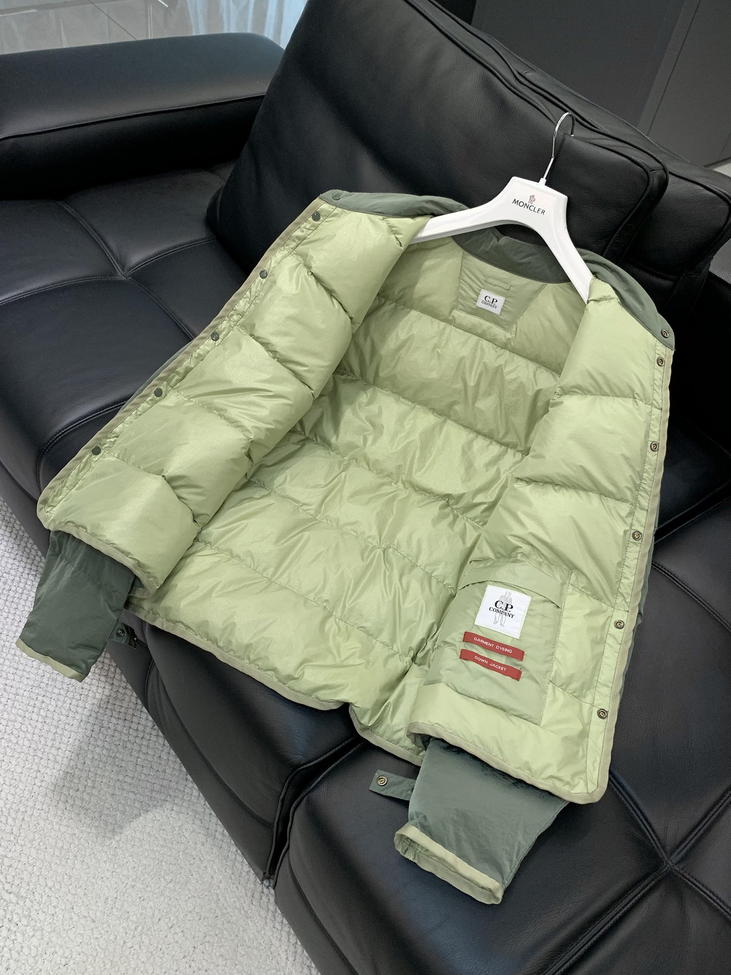 ，CP两件套可拆卸连帽夹克羽绒服内里 白鸭绒 尺码46-52 46衣长68胸围121肩宽48袖长6348