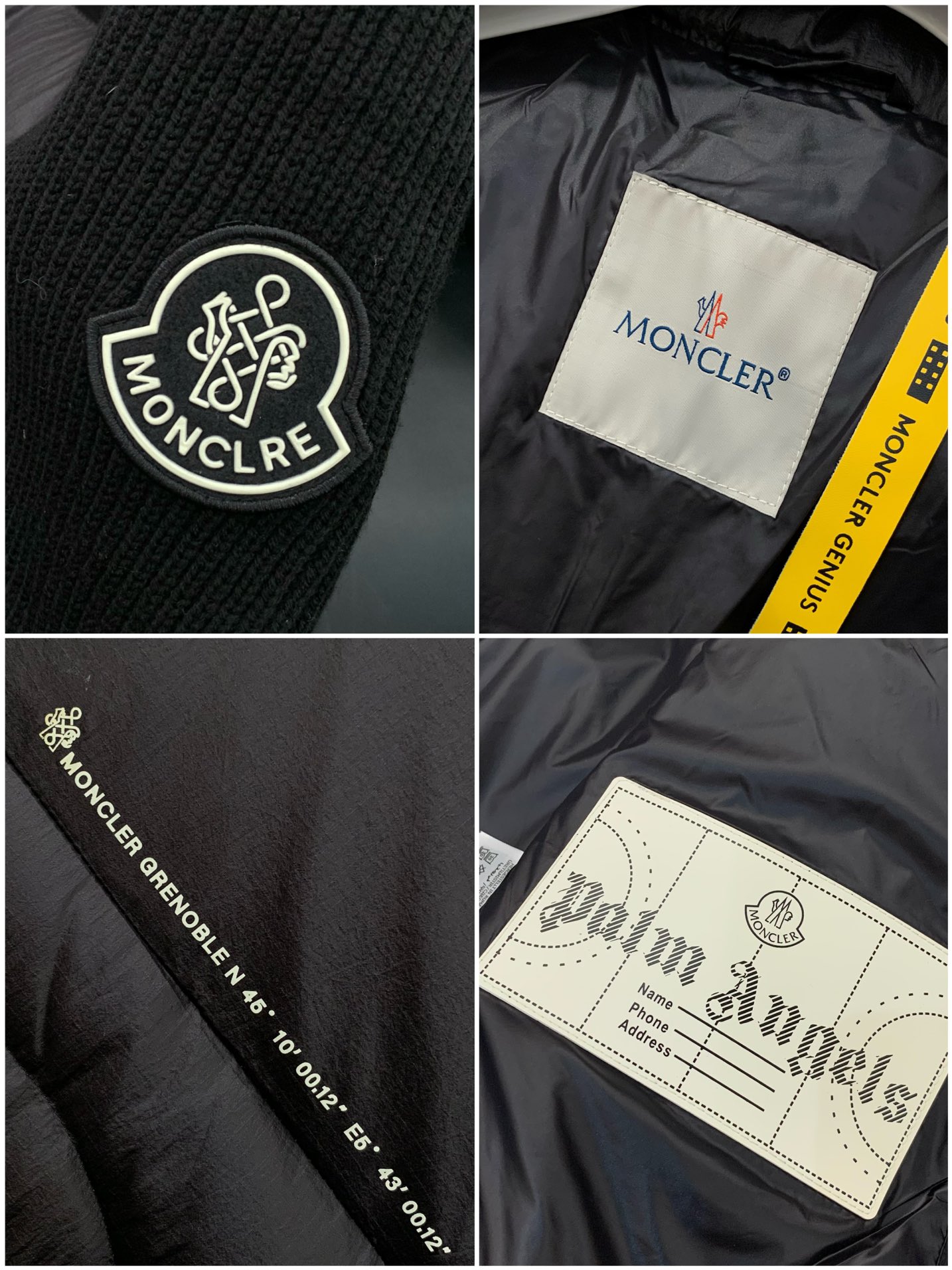 ，Moncler 蒙口，2025冬季最新品，专柜同步有售，原单狠货，时尚休闲拼接羽绒服，上身舒适！吸睛而