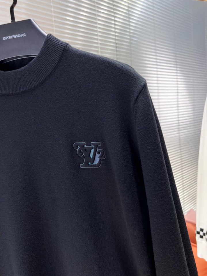 Louis Vuitton 路易威登 LV2025秋冬新品圆领毛衣，本品演绎当代极简主义，采用69%羊毛