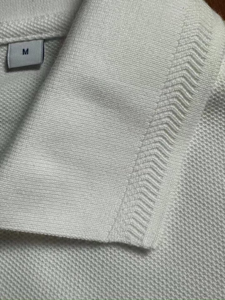 Burberry 巴宝莉新款翻领长袖T恤POLO衫，巴家原版订制六角珠地220克重纯棉面料，剑纹提花领，