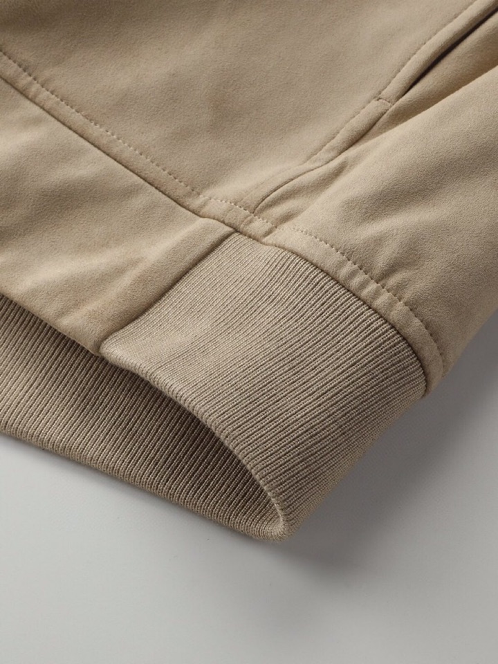 Brunello Cucinelli BC25秋冬男士休闲连帽外套哈灵顿连帽夹克，【进口麂皮绒】\n码数