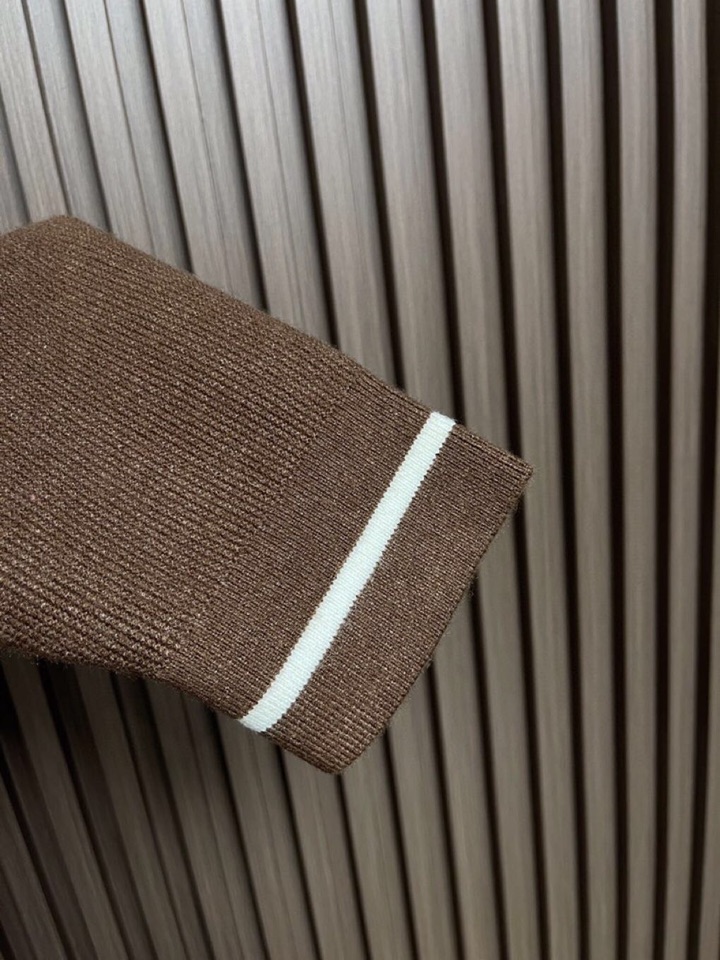 BrunelloCucinelli BC 2025ss秋冬新品翻领针织毛衣开衫夹克外套，美式穿搭经典设计