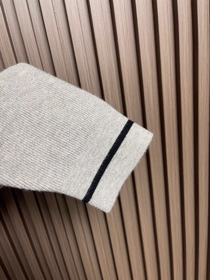 BrunelloCucinelli BC 2025ss秋冬新品翻领针织毛衣开衫夹克外套，美式穿搭经典设计