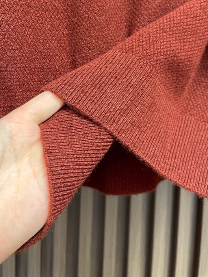 Ermenegildo Zegna 杰尼亚2025ss时装款男士长袖针织翻领毛衣Polo衫，非常明星级的