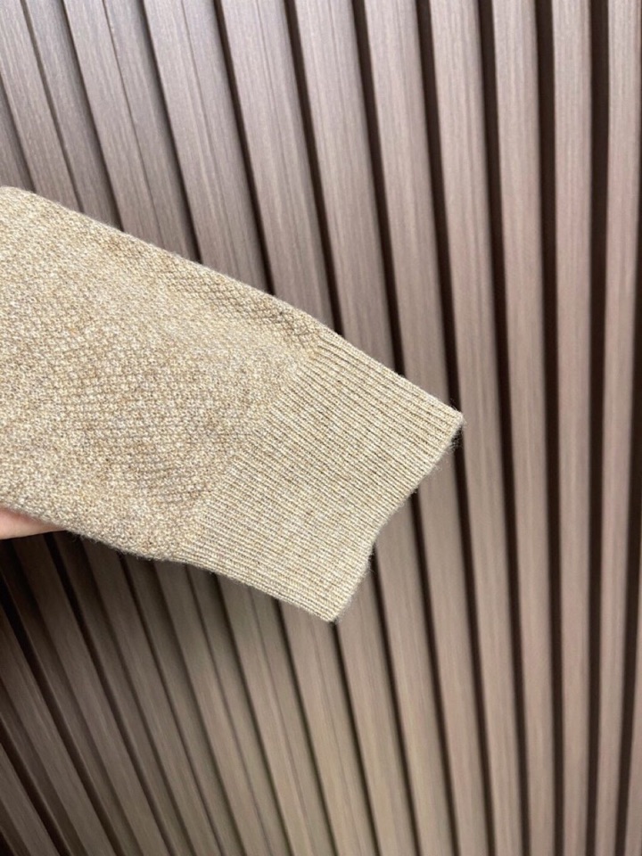 Ermenegildo Zegna 杰尼亚2025ss时装款男士长袖针织翻领毛衣Polo衫，非常明星级的