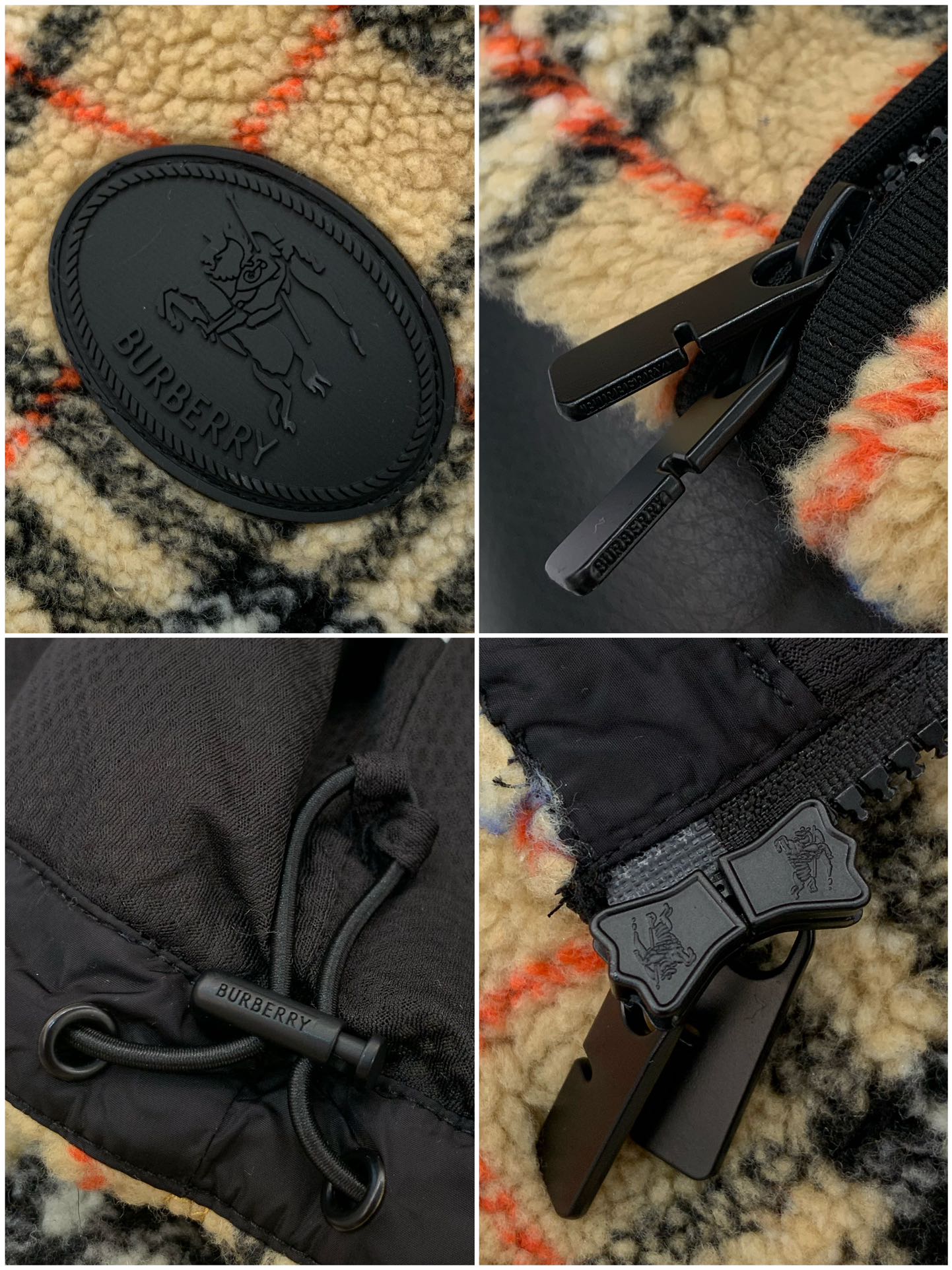 ，Burberry 巴宝莉，2025冬季最新品，专柜同步有售，原单狠货，时尚休闲抓绒外套，进口原版面料，