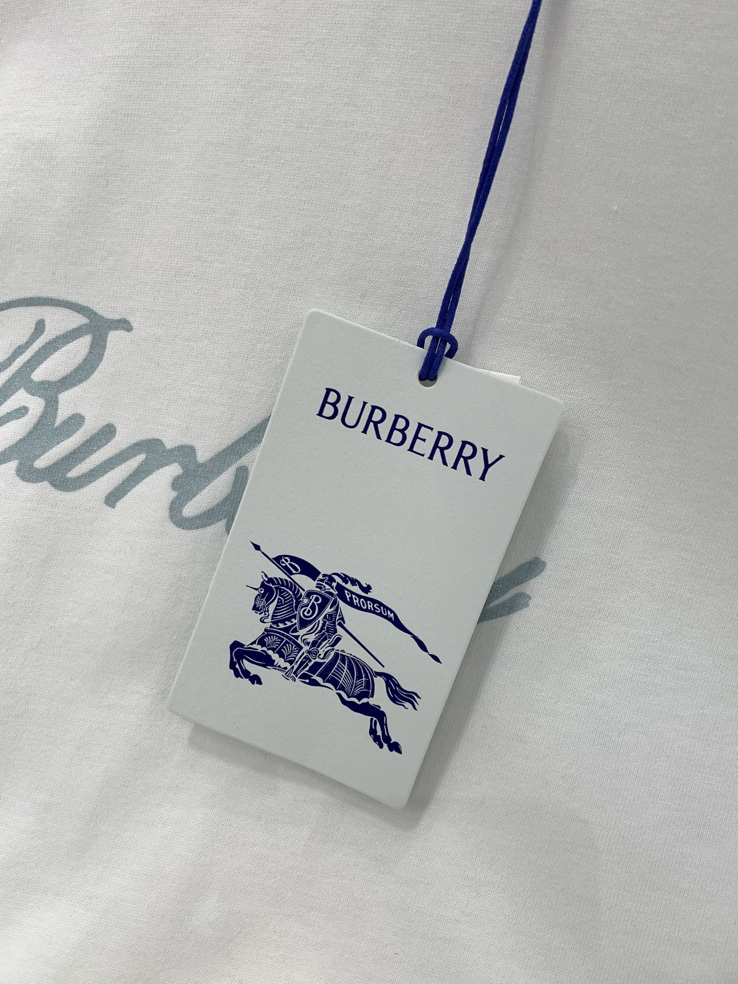 ，Burberry 巴宝莉，2025夏季最新品，专柜同步有售，原单狠货，时尚休闲圆领短袖T恤，进口原版面