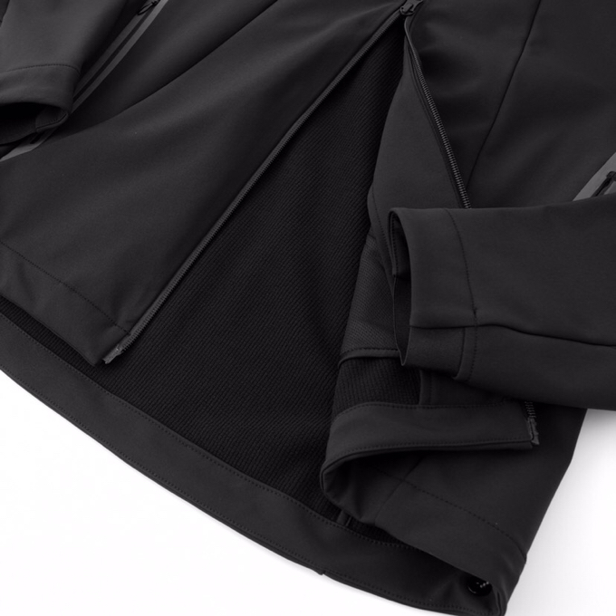 迪桑特DESCENT 2025秋冬上新加厚加绒连帽夹克套装，高端机能系列，甄选日本东丽特力飞面料，面层8