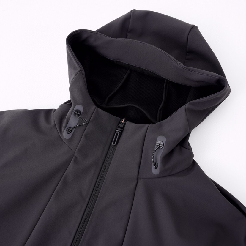 迪桑特DESCENT 2025秋冬上新加厚加绒连帽夹克套装，高端机能系列，甄选日本东丽特力飞面料，面层8