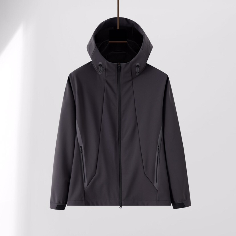 迪桑特DESCENT 2025秋冬上新加厚加绒连帽夹克套装，高端机能系列，甄选日本东丽特力飞面料，面层8