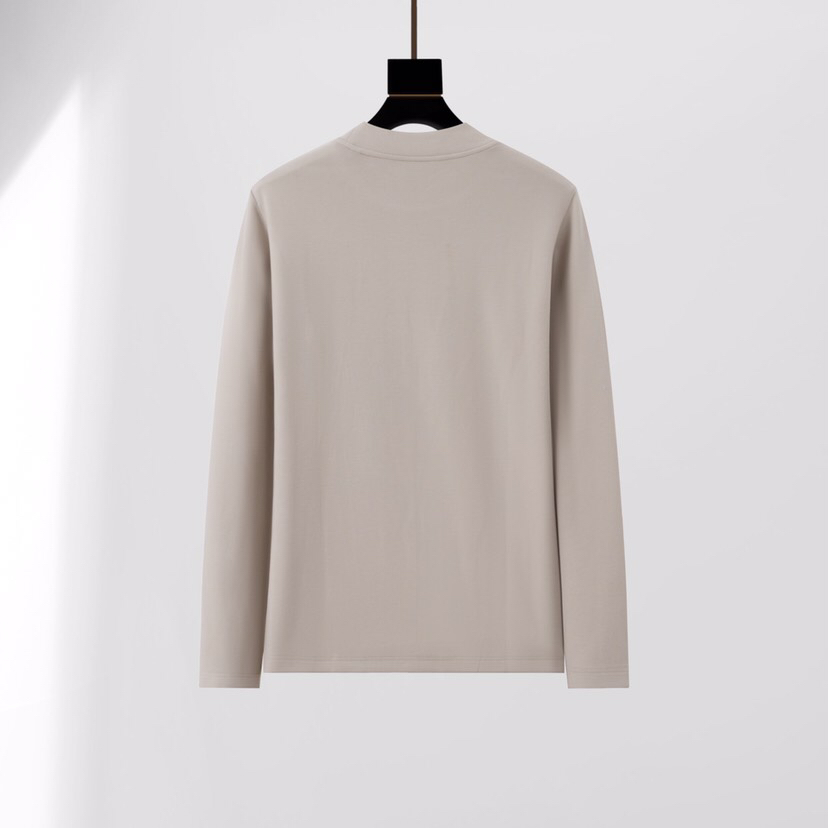 Armani 阿玛尼2025秋冬上新 320克重羊毛混纺半高领长袖T恤打底衫。秋冬天必不可少的半高领打底