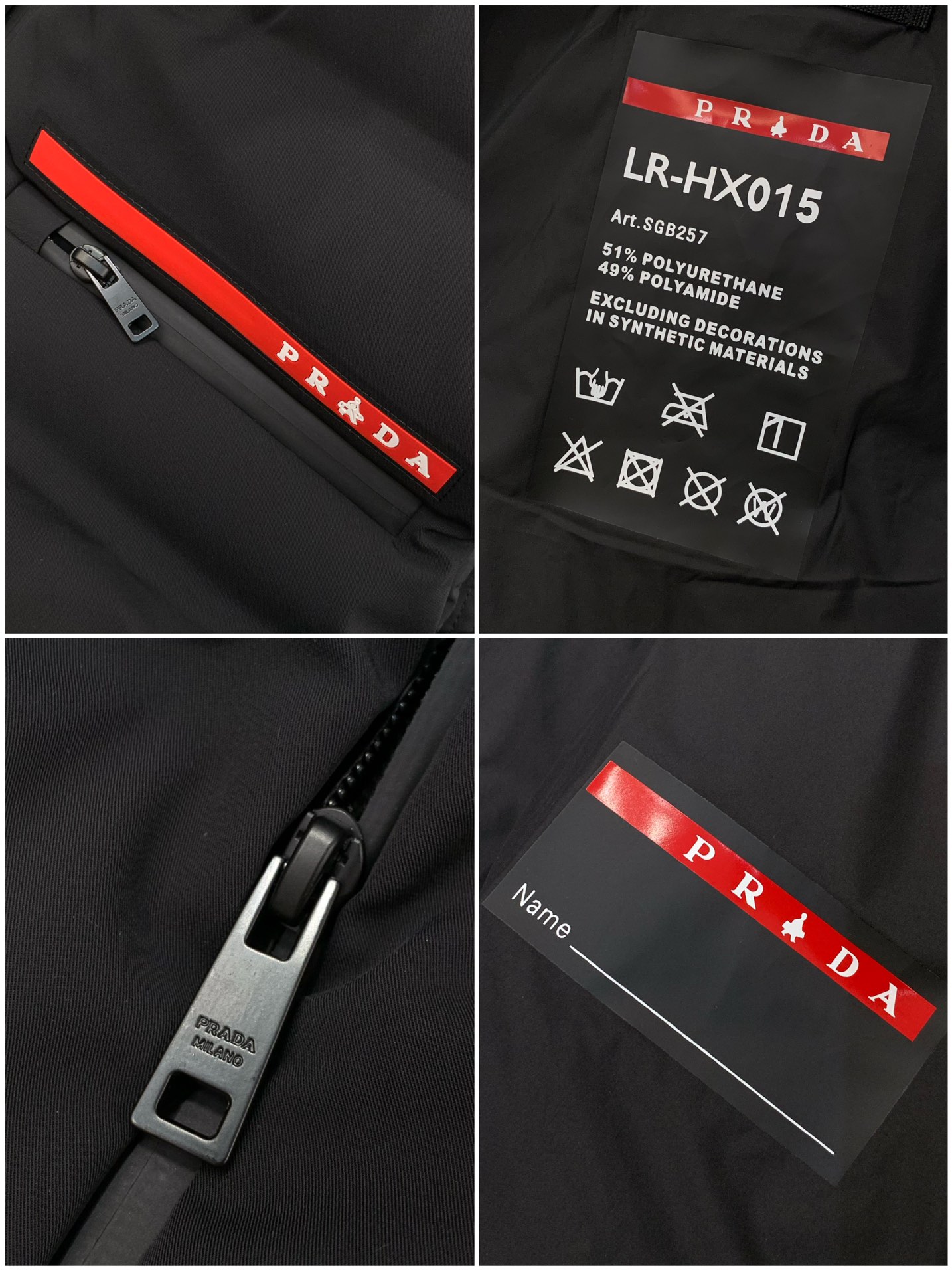 ，PRADA 普拉达，2025冬季最新品，专柜同步有售，时尚休闲羽绒马甲，进口原版面料，做工极为复杂，唯