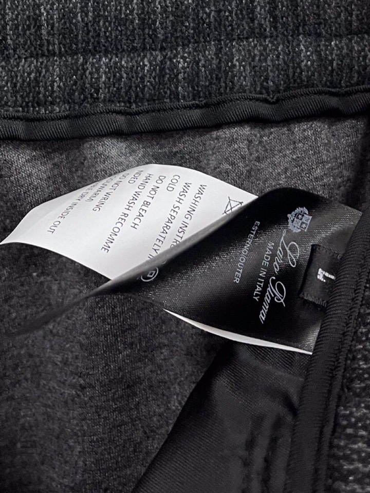 Loro Piana 诺悠翩雅lP🆕 秋冬 全品相订单，保暖有型 羊毛呢混纺松紧腰直脚休闲裤 经典百搭 