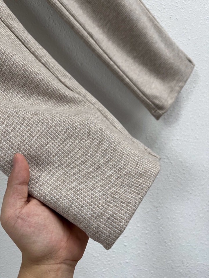 Loro Piana 诺悠翩雅lP🆕 秋冬 全品相订单，保暖有型 羊毛呢混纺松紧腰直脚休闲裤 经典百搭 