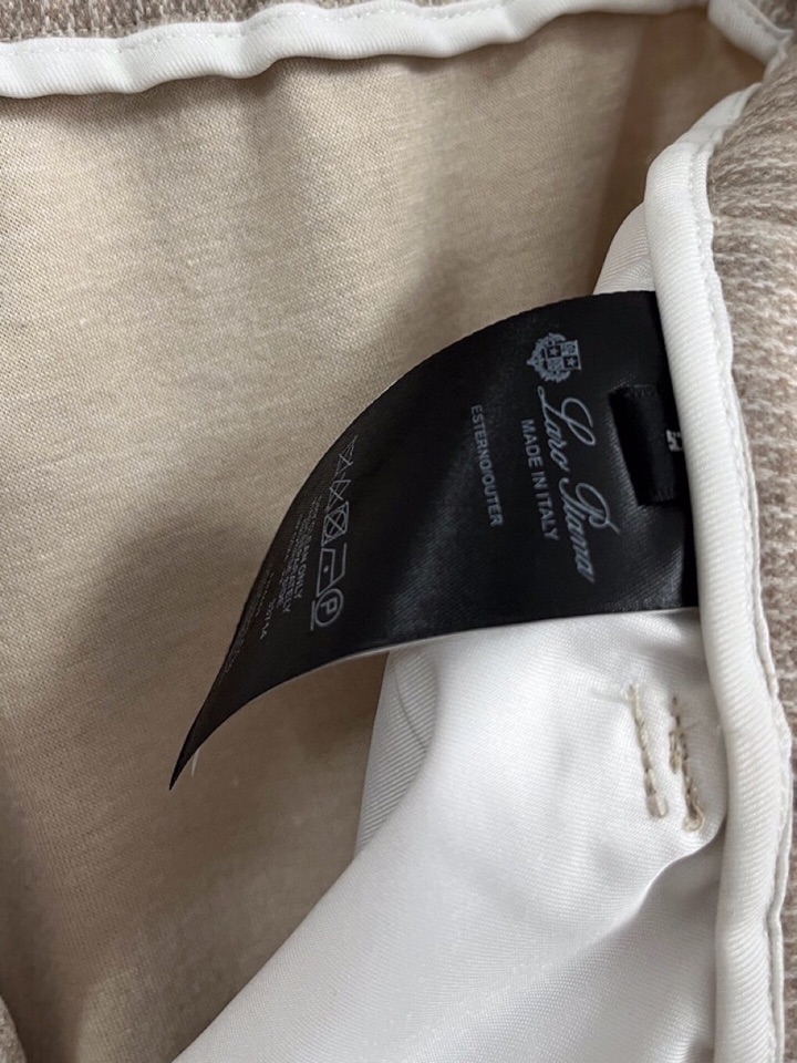 Loro Piana 诺悠翩雅lP🆕 秋冬 全品相订单，保暖有型 羊毛呢混纺松紧腰直脚休闲裤 经典百搭 