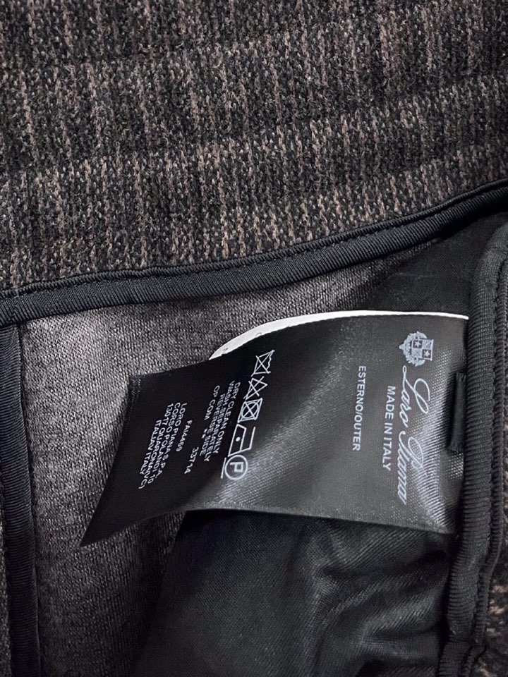 Loro Piana 诺悠翩雅lP🆕 秋冬全品相订单，保暖有型 羊毛呢混纺松紧腰直脚休闲裤 经典百搭 标