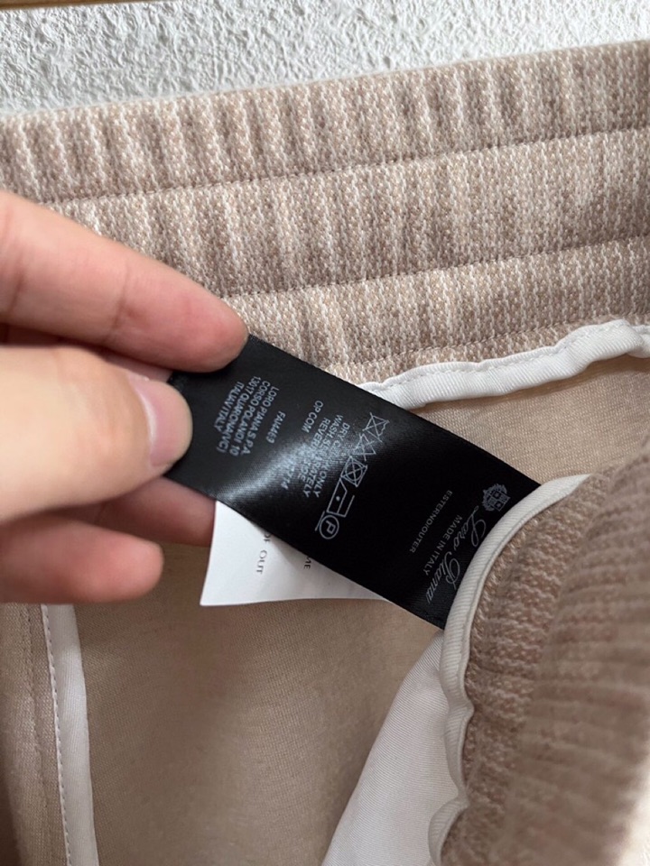 Loro Piana 诺悠翩雅lP🆕 秋冬全品相订单，保暖有型 羊毛呢混纺松紧腰直脚休闲裤 经典百搭 标