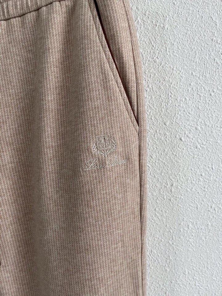 Loro Piana 诺悠翩雅lP🆕 秋冬全品相订单，保暖有型 羊毛呢混纺松紧腰直脚休闲裤 经典百搭 标