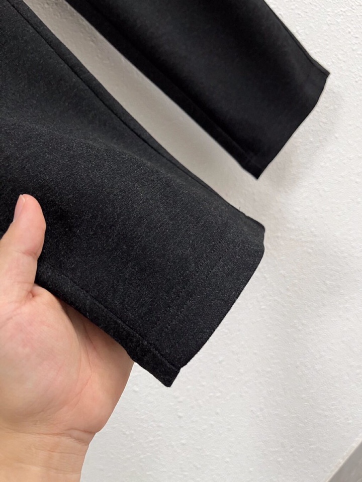 Loro Piana 诺悠翩雅lP🆕 秋冬 全品相订单，保暖有型 羊毛呢混纺松紧腰直脚休闲裤 经典百搭 