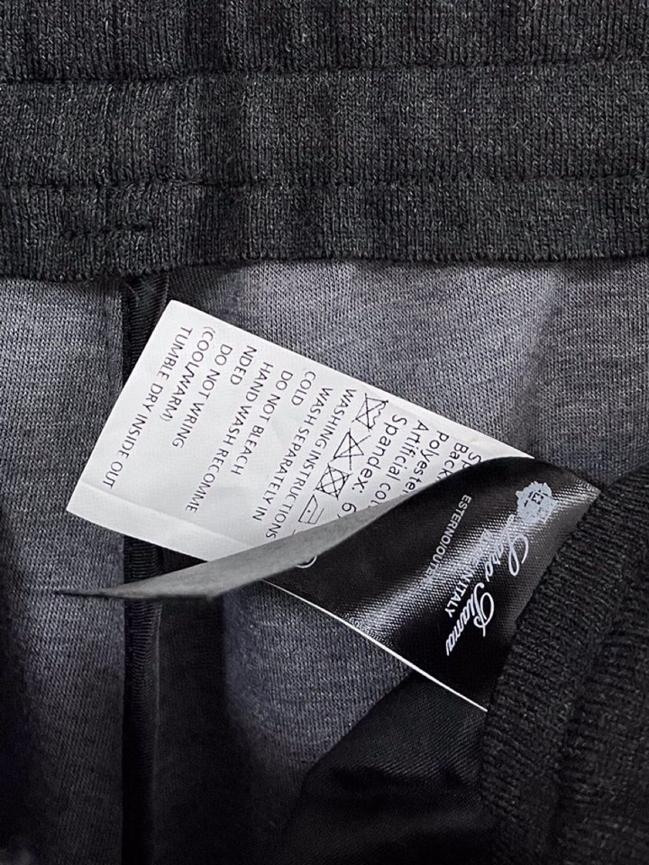 Loro Piana 诺悠翩雅lP🆕 秋冬 全品相订单，保暖有型 羊毛呢混纺松紧腰直脚休闲裤 经典百搭 