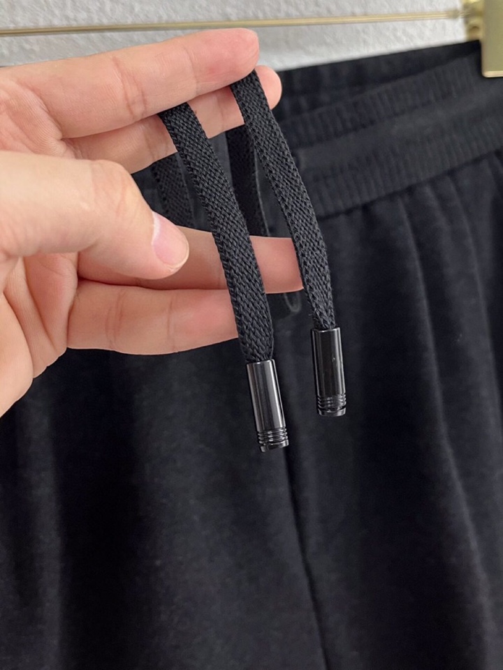 Loro Piana 诺悠翩雅lP🆕 秋冬 全品相订单，保暖有型 羊毛呢混纺松紧腰直脚休闲裤 经典百搭 