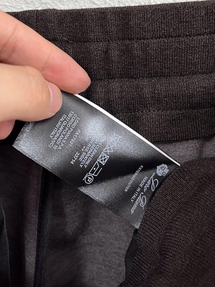 Loro Piana 诺悠翩雅lP🆕 秋冬 全品相订单，保暖有型 羊毛呢混纺松紧腰直脚休闲裤 经典百搭 