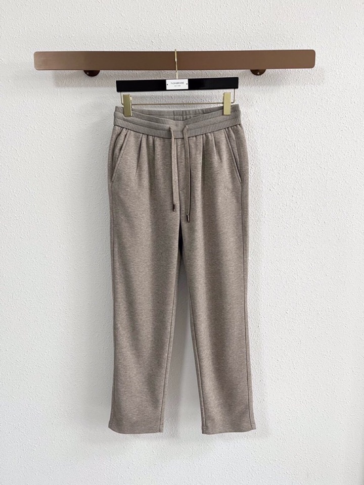 Loro Piana 诺悠翩雅lP🆕 秋冬 全品相订单，保暖有型 羊毛呢混纺松紧腰直脚休闲裤 经典百搭 