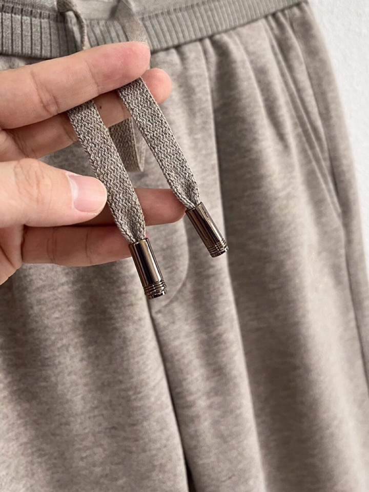 Loro Piana 诺悠翩雅lP🆕 秋冬 全品相订单，保暖有型 羊毛呢混纺松紧腰直脚休闲裤 经典百搭 