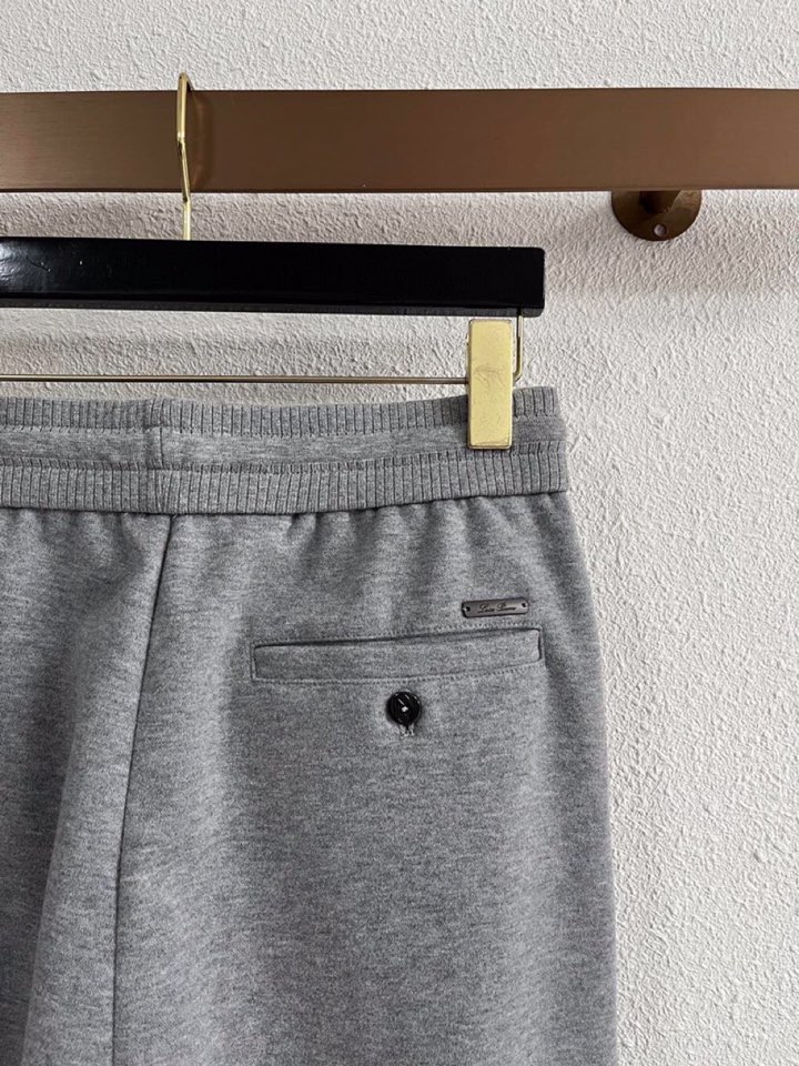 Loro Piana 诺悠翩雅lP🆕 秋冬 全品相订单，保暖有型 羊毛呢混纺松紧腰直脚休闲裤 经典百搭 