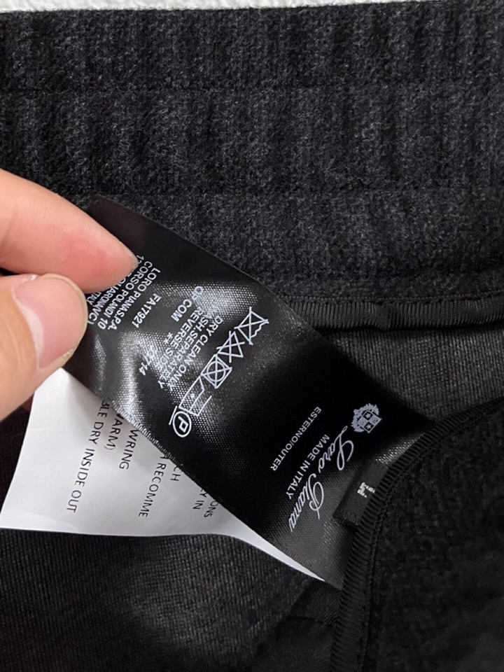 Loro Piana 诺悠翩雅lP🆕 秋冬 全品相订单，保暖有型 羊毛呢混纺松紧腰直脚休闲裤 经典百搭 