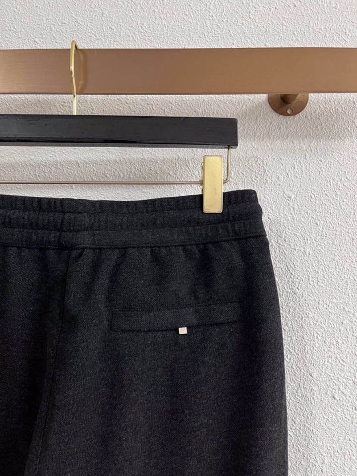 Loro Piana 诺悠翩雅lP🆕 秋冬 全品相订单，保暖有型 羊毛呢混纺松紧腰直脚休闲裤 经典百搭 