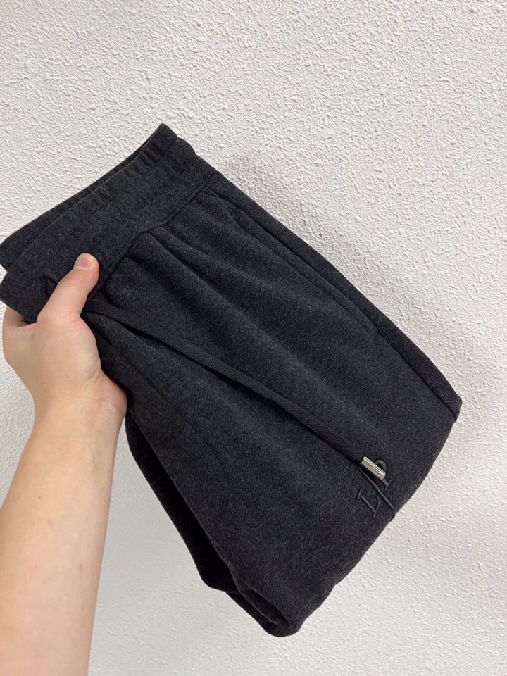 Loro Piana 诺悠翩雅lP🆕 秋冬 全品相订单，保暖有型 羊毛呢混纺松紧腰直脚休闲裤 经典百搭 