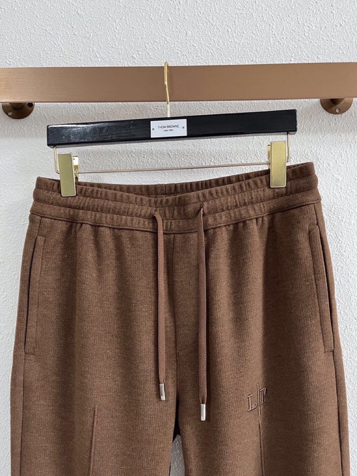 Loro Piana 诺悠翩雅lP🆕 秋冬 全品相订单，保暖有型 羊毛呢混纺松紧腰直脚休闲裤 经典百搭 