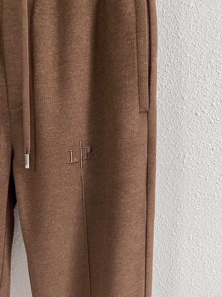 Loro Piana 诺悠翩雅lP🆕 秋冬 全品相订单，保暖有型 羊毛呢混纺松紧腰直脚休闲裤 经典百搭 