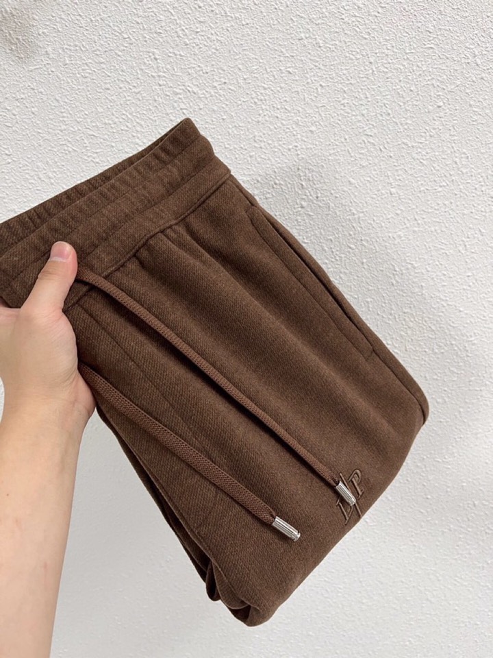 Loro Piana 诺悠翩雅lP🆕 秋冬 全品相订单，保暖有型 羊毛呢混纺松紧腰直脚休闲裤 经典百搭 