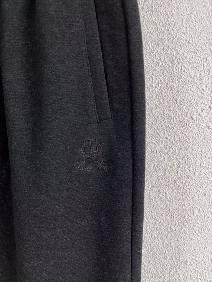 Loro Piana 诺悠翩雅lP🆕 秋冬 全品相订单，保暖有型 羊毛呢混纺松紧腰直脚休闲裤 经典百搭 