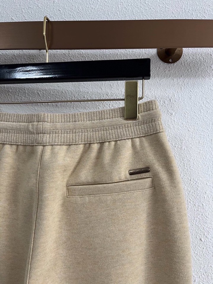 Loro Piana 诺悠翩雅lP🆕 秋冬 全品相订单，保暖有型 羊毛呢混纺松紧腰直脚休闲裤 经典百搭 