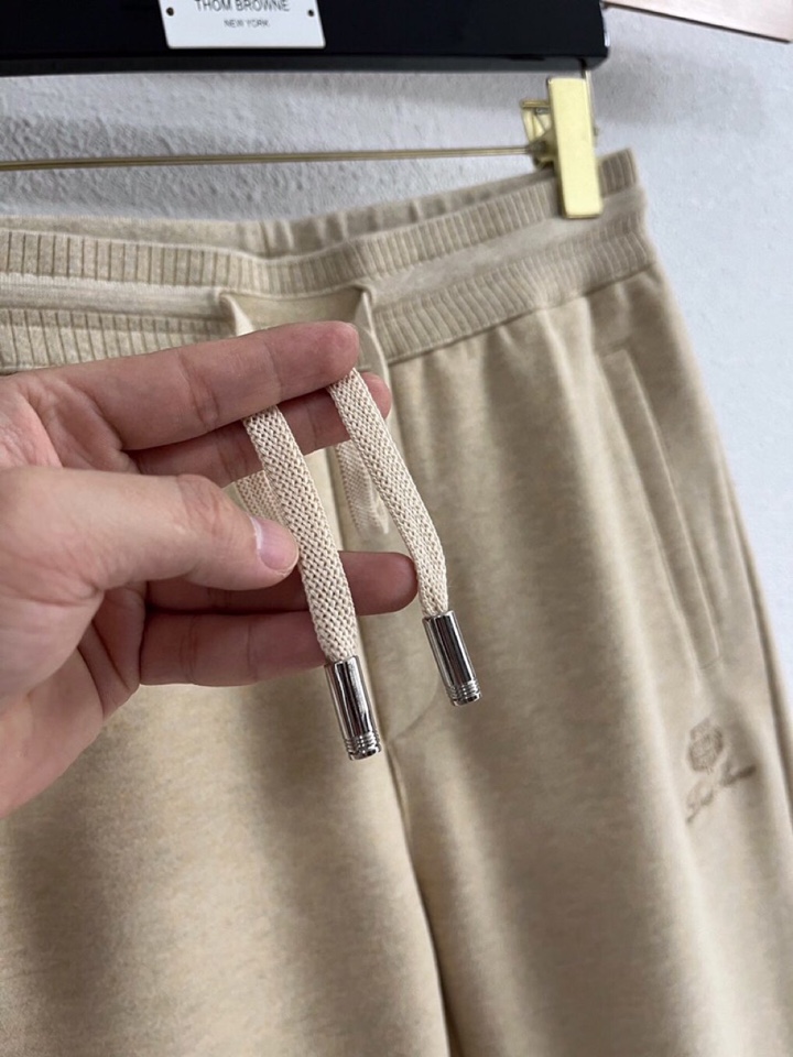 Loro Piana 诺悠翩雅lP🆕 秋冬 全品相订单，保暖有型 羊毛呢混纺松紧腰直脚休闲裤 经典百搭 