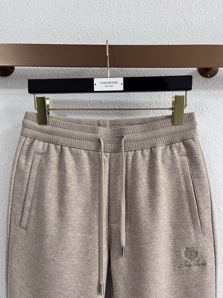 Loro Piana 诺悠翩雅lP🆕 秋冬 全品相订单，保暖有型 羊毛呢混纺松紧腰直脚休闲裤 经典百搭 