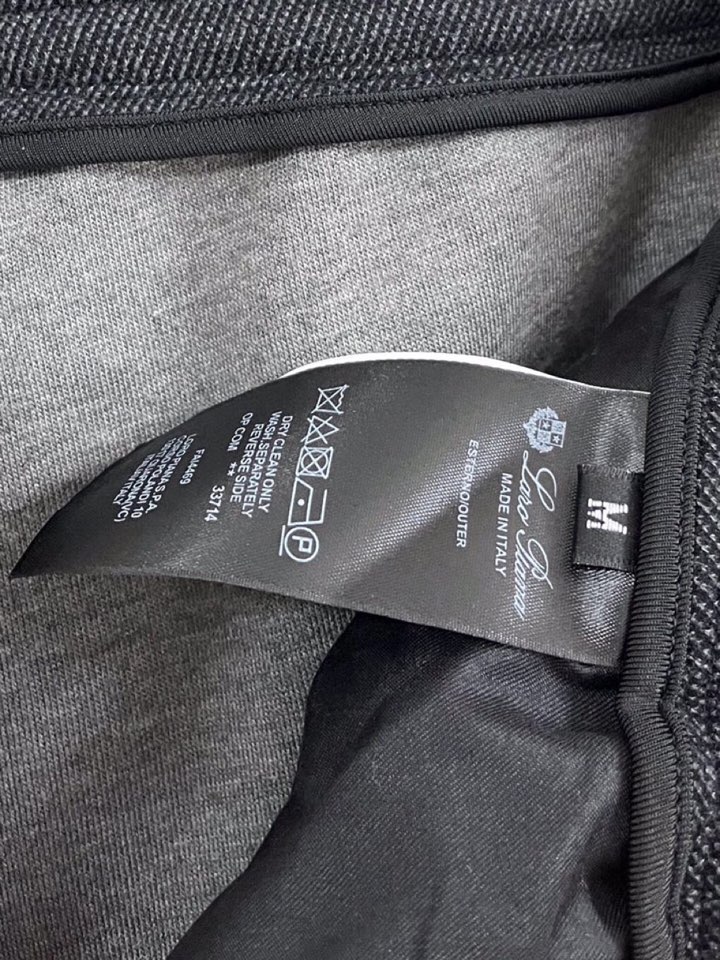 Loro Piana 诺悠翩雅lP🆕 秋冬 全品相订单，保暖有型 羊毛呢混纺松紧腰直脚休闲裤 经典百搭 