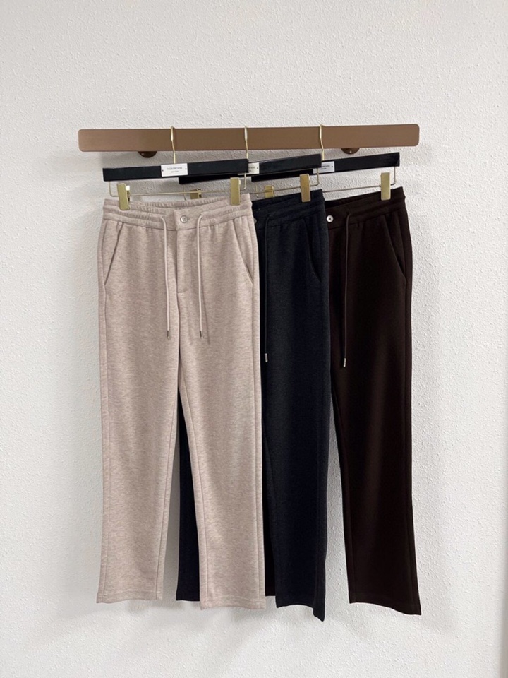 Loro Piana 诺悠翩雅lP🆕 秋冬 全品相订单，保暖有型 羊毛呢混纺松紧腰直脚休闲裤 经典百搭 