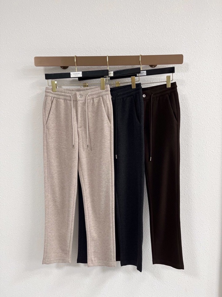 Loro Piana 诺悠翩雅lP🆕 秋冬 全品相订单，保暖有型 羊毛呢混纺松紧腰直脚休闲裤 经典百搭 