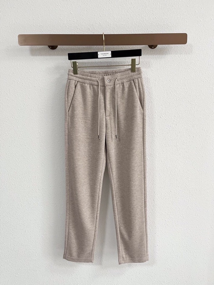 Loro Piana 诺悠翩雅lP🆕 秋冬 全品相订单，保暖有型 羊毛呢混纺松紧腰直脚休闲裤 经典百搭 