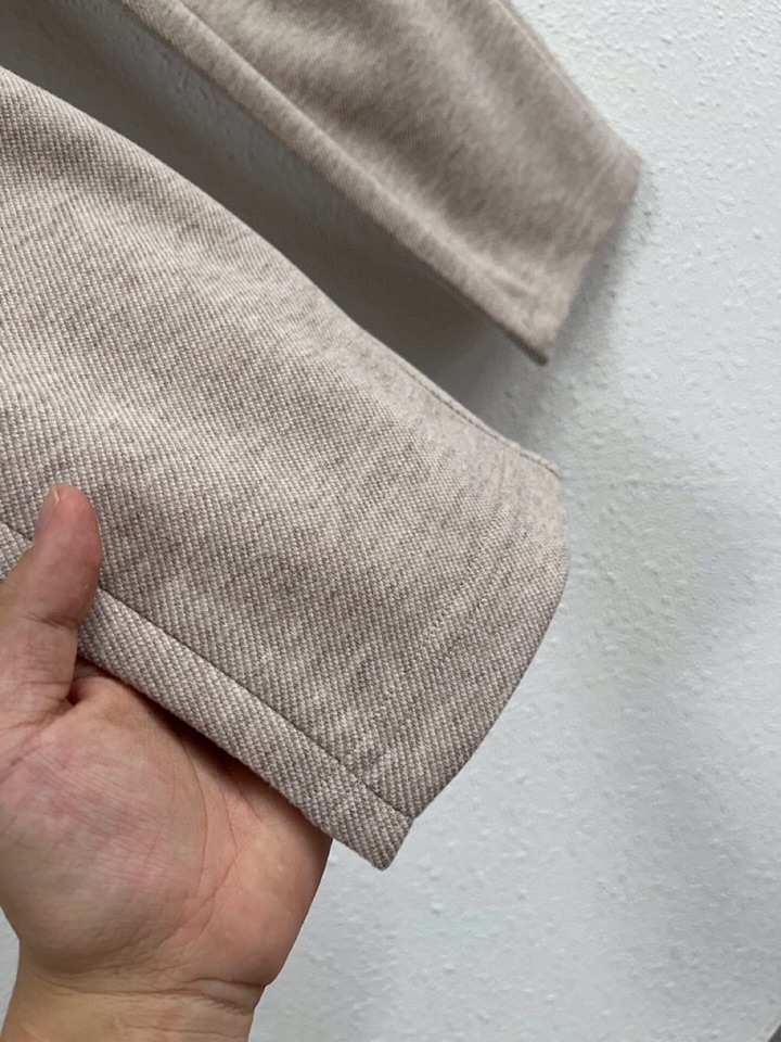 Loro Piana 诺悠翩雅lP🆕 秋冬 全品相订单，保暖有型 羊毛呢混纺松紧腰直脚休闲裤 经典百搭 